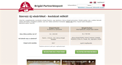 Desktop Screenshot of partner.bonuszbrigad.hu